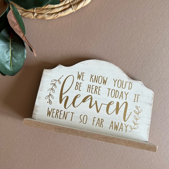 Tabletop Heaven Memory Sign - Picture 1 of 7